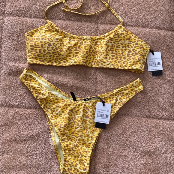 Kendall Kylie Swim Kendall Kylie Sexy Sun Leopard Bikini Poshmark